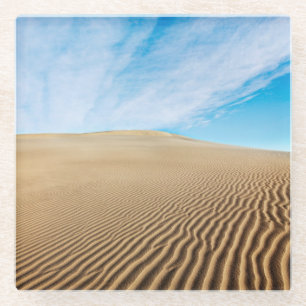 Mesquite Flats Sand Dunes Glass Coaster