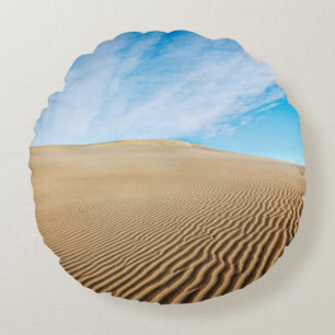 Mesquite Flats Sand Dunes Round Cushion
