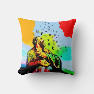 Mesrop Mashtots Մեսրոպ Մաշտոց Throw Pillow
