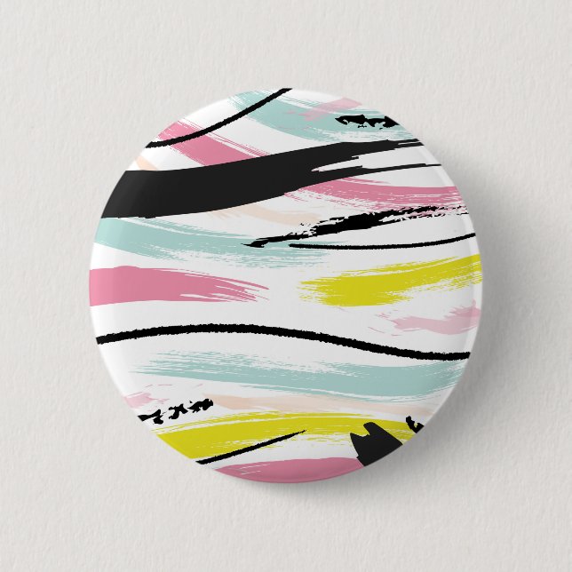 Mess 6 Cm Round Badge (Front)