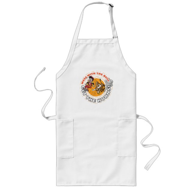 Mess with the Bull... Long Apron (Front)