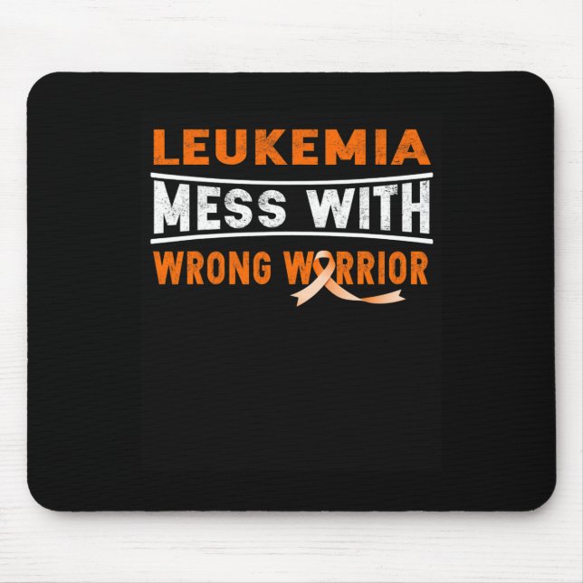 Mess With The Wrong Warrior  Mouse Pad (Front)