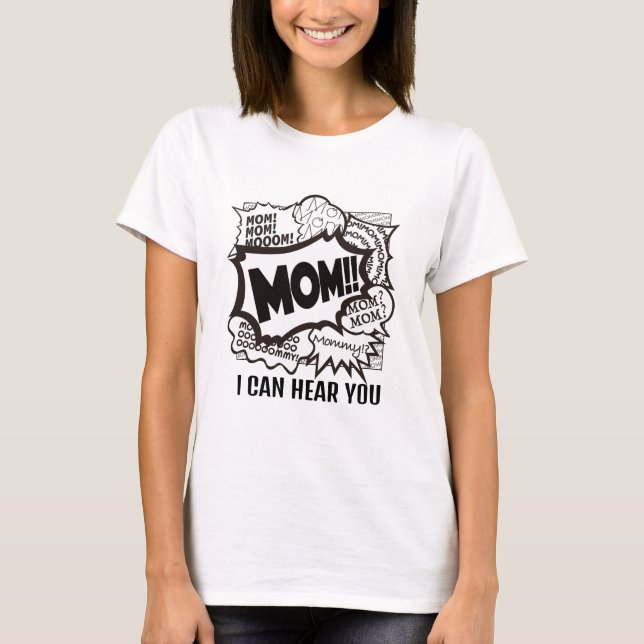 Message from Mum | Mother's Day funny T-shirt  (Front)