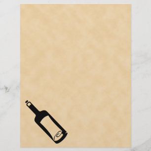 Message in a bottle.