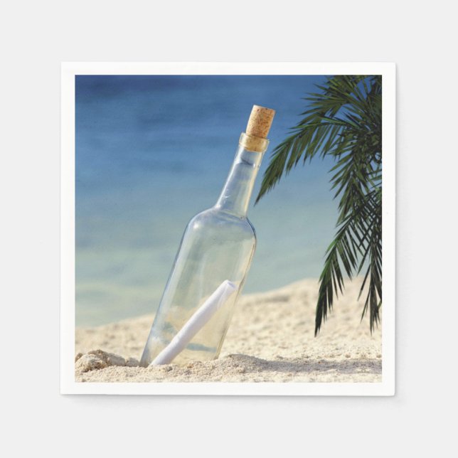 Message in a Bottle 2 Napkin (Front)