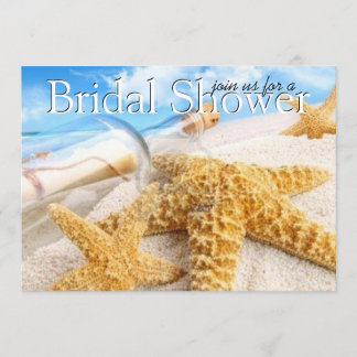 Message in a Bottle Bridal Shower Invitations