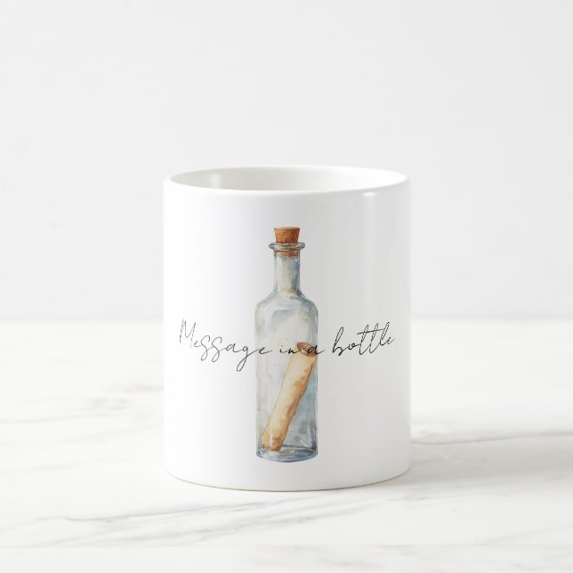 Message in a Bottle Coffee Mug (Center)