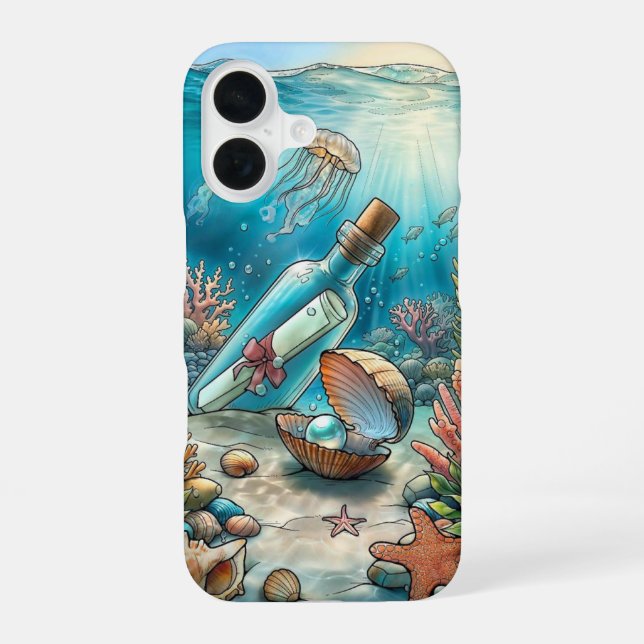 Message in a Bottle _ iphone case  (Back)