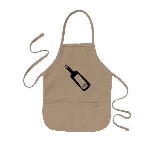 Message in a bottle. kids apron