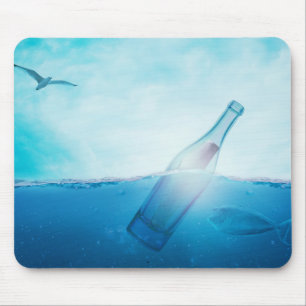 Message in a Bottle Mouse Pad