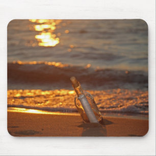 Message In A Bottle Mouse Pad