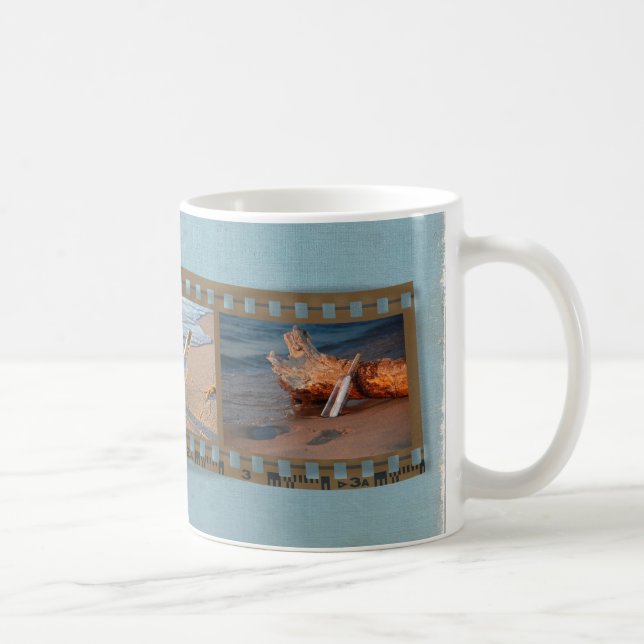 Message in a Bottle Negative Filmstrip Coffee Mug (Right)