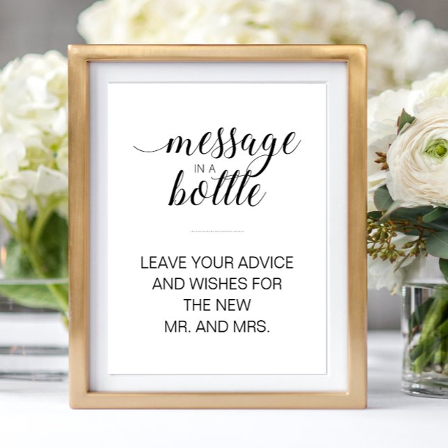 Message In A Bottle Sign Wedding Guest Book (Creator Uploaded)
