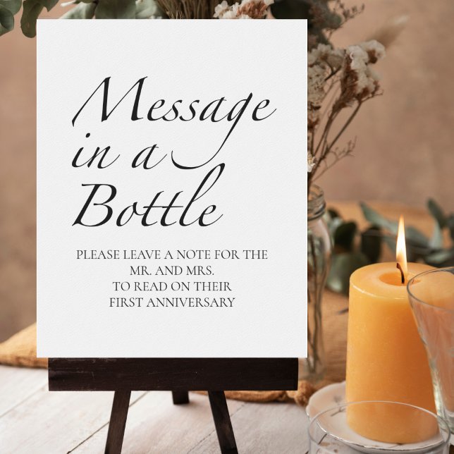 Message in a Bottle Wedding Guest Book Sign (Creator Uploaded)