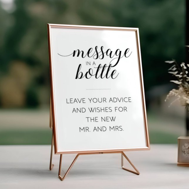 Message In A Bottle Wedding Guest Book Sign (Creator Uploaded)
