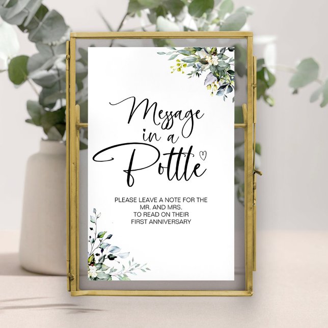  Message in a Bottle Wedding Guest Book Sign (Creator Uploaded)