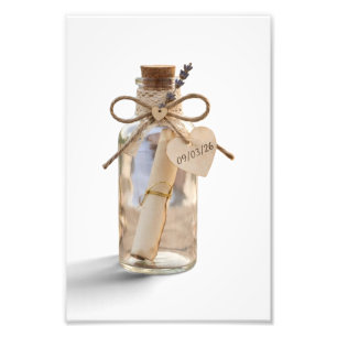 Message in a Bottle Wedding Invite (Digital Photo Print