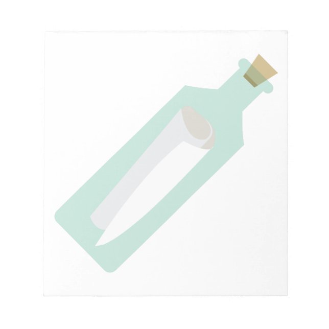 Message In Bottle Notepad (Front)