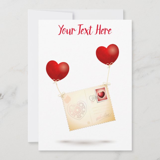 Message of Love Invitation (Front)