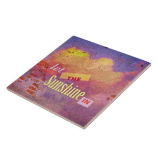 Message on a Wall Ceramic Tile