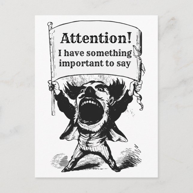 Message to Elected Officials Postcard (Front)