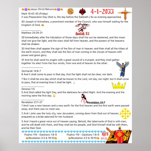 Message to the church poster (Front)