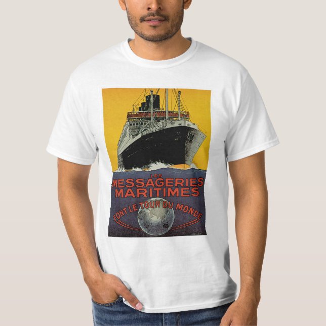 Messageries Maritimes T-Shirt (Front)