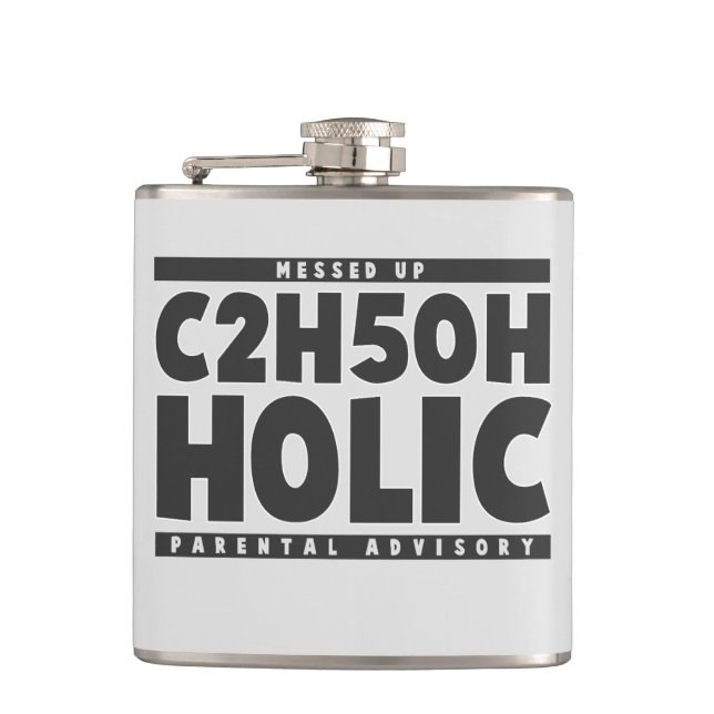 Messed up hip flask (Front)