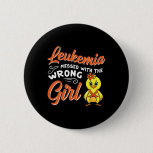 Messed With The Wrong Girl Chick Awareness Women 6 Cm Round Badge