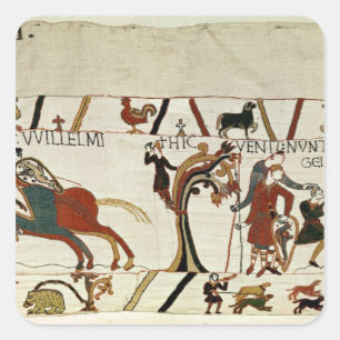 Messengers from Duke William to Guy de Square Sticker
