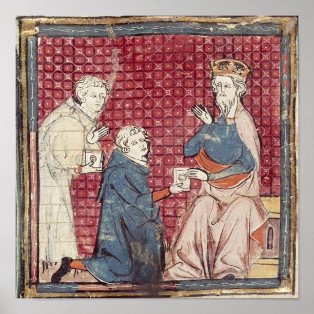 Messengers telling Charlemagne Poster (Front)