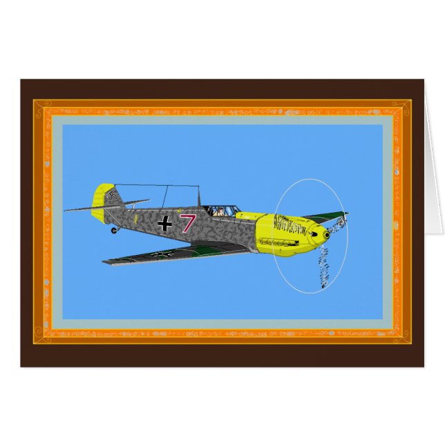 Messerschmitt 109E-7 (Front Horizontal)