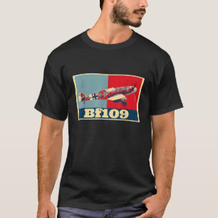 Messerschmitt Bf109 Fighter Aeroplane WW2 German A T-Shirt