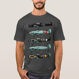 Messerschmitt BF109 German WW2 Fighter T-Shirt