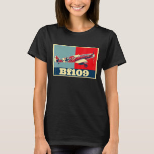 Messerschmitt Bf109 Ww2 Military Fighter Plane Air T-Shirt