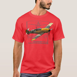 Messerschmitt BF 109 German WW2 Fighter Plane T-Shirt