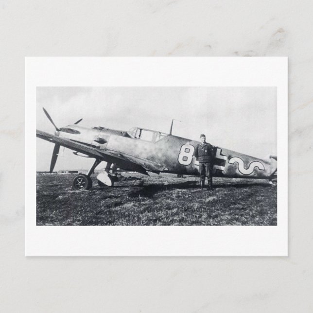 Messerschmitt BF-109 Postcard (Front)