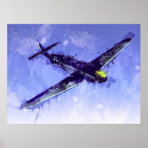 Messerschmitt Bf 109 Poster