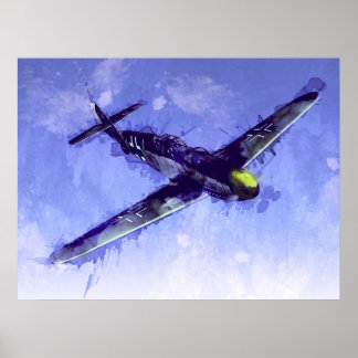 Messerschmitt Bf 109 Poster