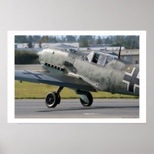 Messerschmitt Bf-109E-3 Emil Poster