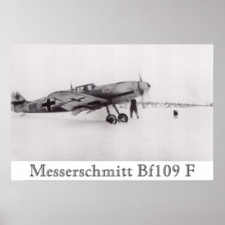 Messerschmitt Bf-109F Poster