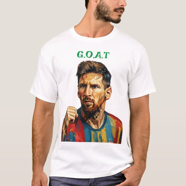 Messi Art T-Shirt – Stylish Soccer Fan Apparel  (Front)