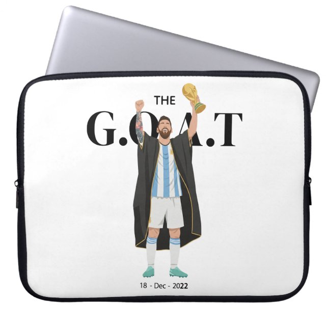 Messi World Cup Champion  Laptop Sleeve (Front)