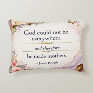 Messianic Jewish Bible Quote - Bible Verse Decorative Cushion