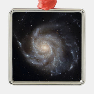 Messier 101, the Pinwheel Galaxy Metal Ornament
