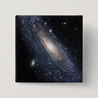 Messier 31, The Great Galaxy in Andromeda 15 Cm Square Badge