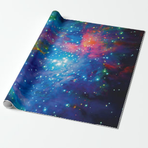 Messier 42 Orion Nebula Infrared ESO Space Photo Wrapping Paper