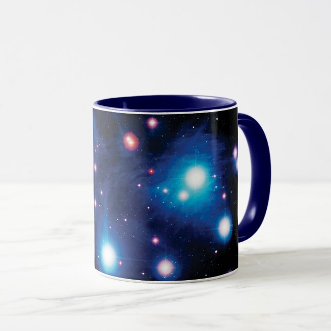 Messier 45 Pleiades Star Cluster NASA Space Photo Mug (Front Right)