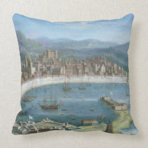 Messina - a Panoramic View of the Port Cushion