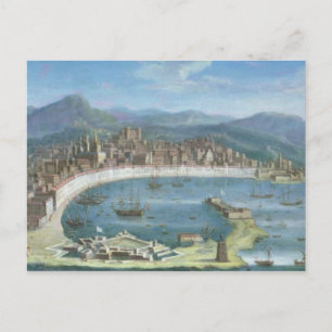 Messina - a Panoramic View of the Port Postcard